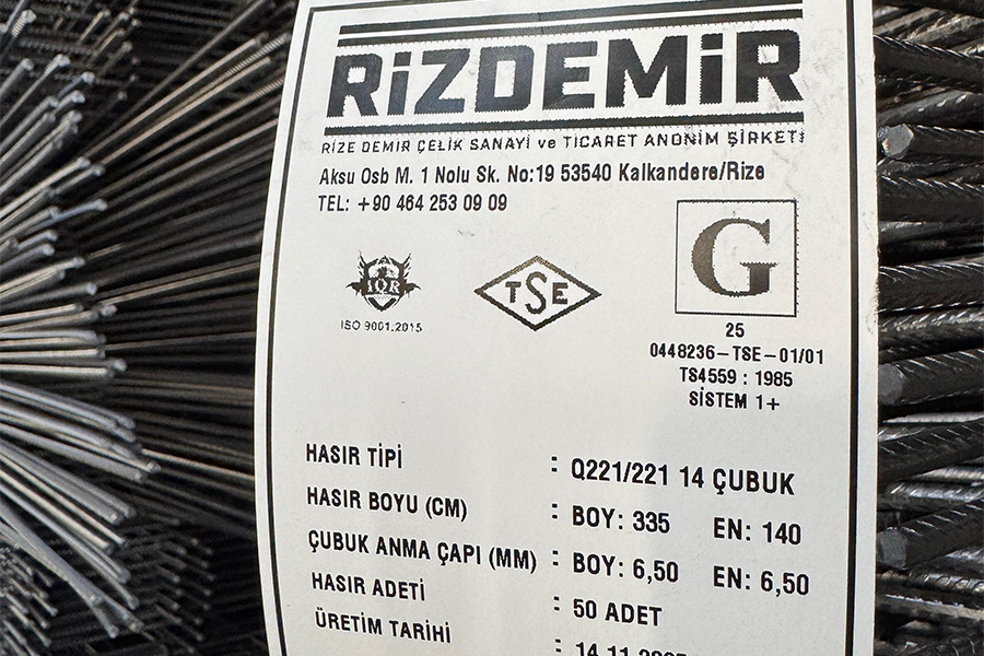 Çesan Demir Ölçüleri